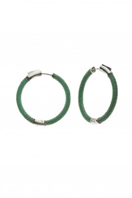 RENKLİ TAŞ HALKA KÜPE