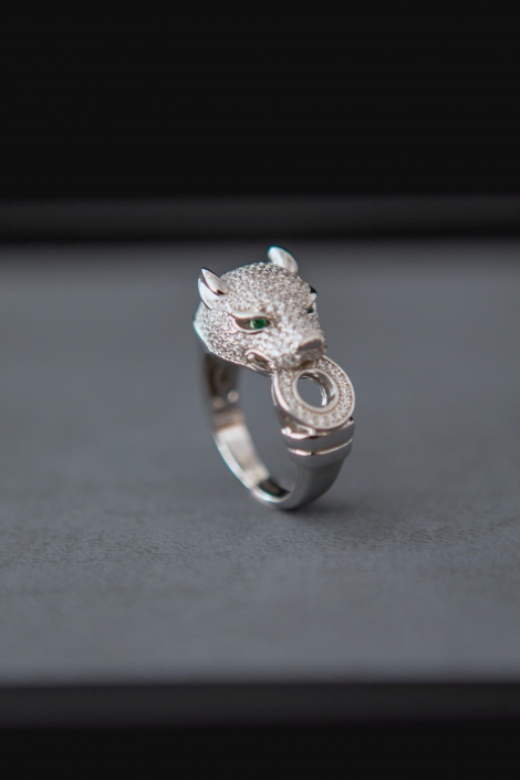 İTHAL PANTER TAŞLI YÜZÜK