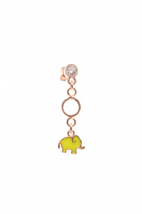 NEON SARI FİL KÜPE