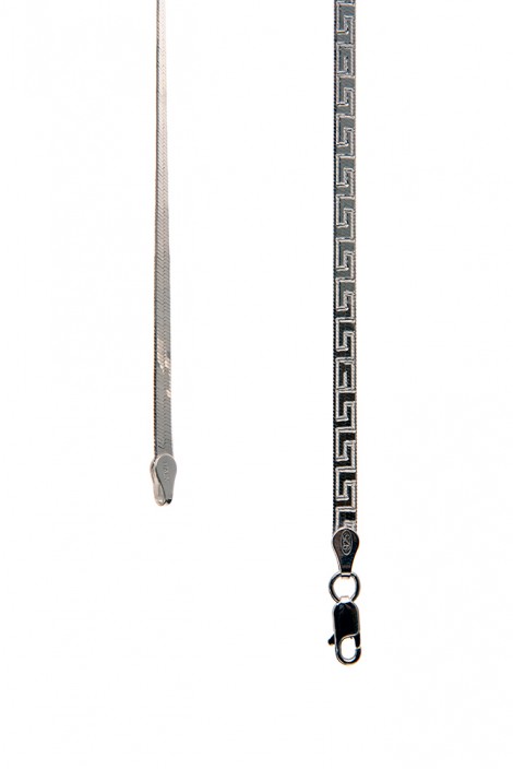 YASSI İTALYAN ÇİFT TARAFLI ZİNCİR - BEYAZ